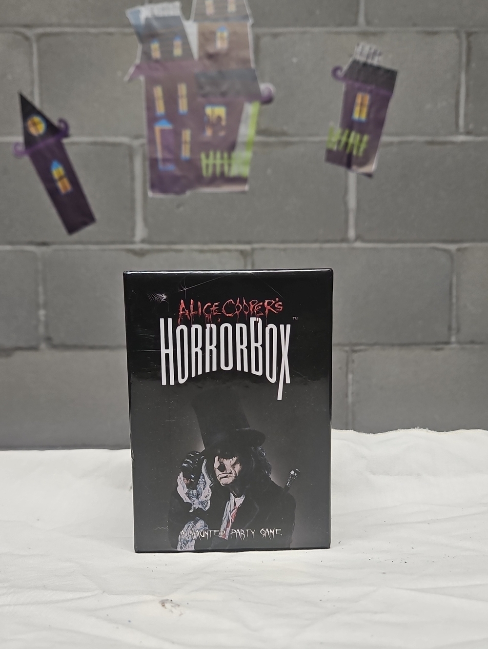 Alice Cooper's HorrorBox is an adult comedy and horror-themed card party game